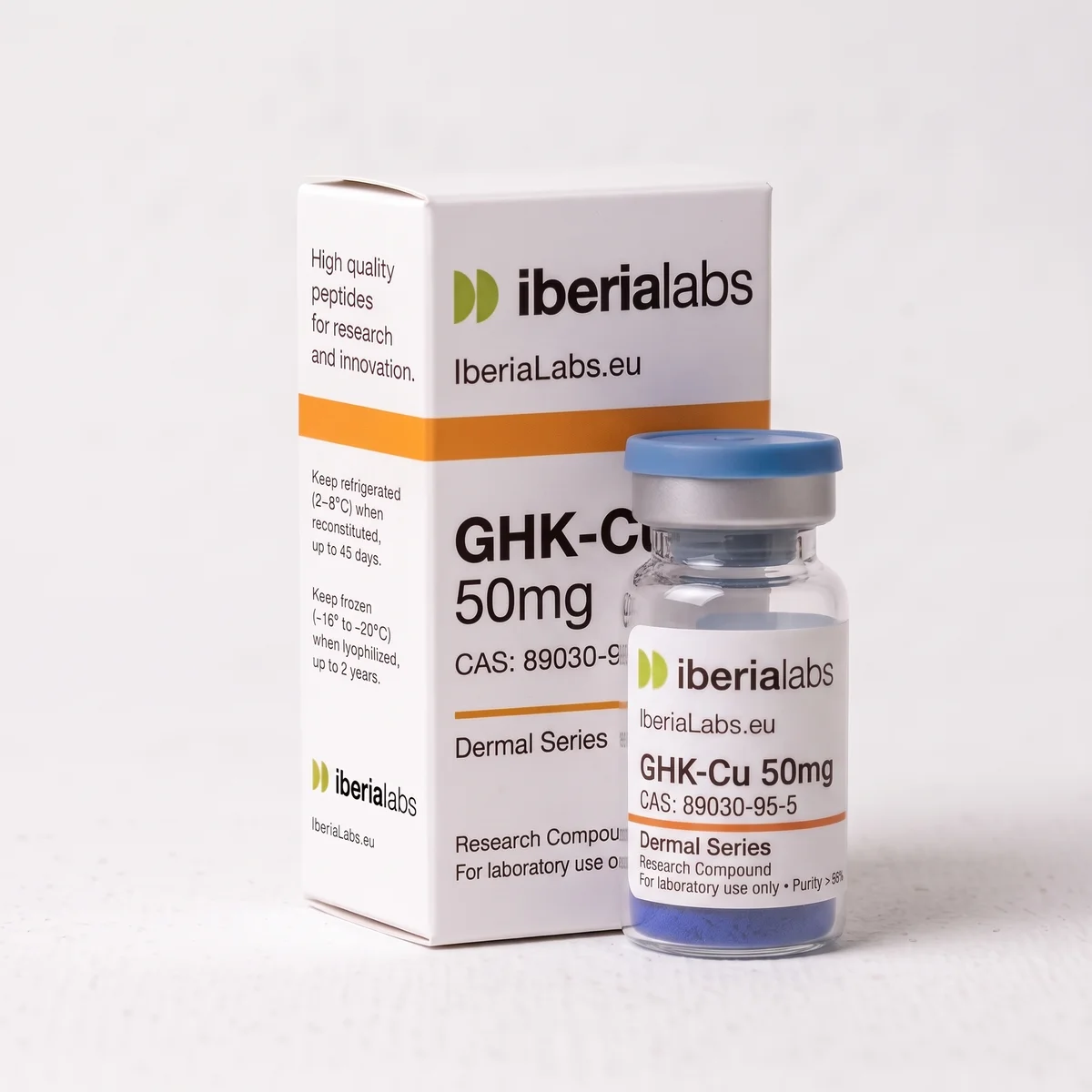 GHK-Cu 50mg - Caja y Vial