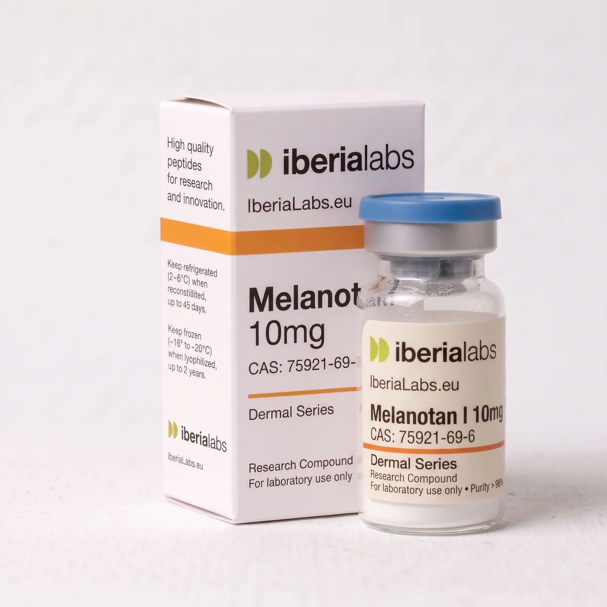 Melanotan I 10mg - Caja y Vial