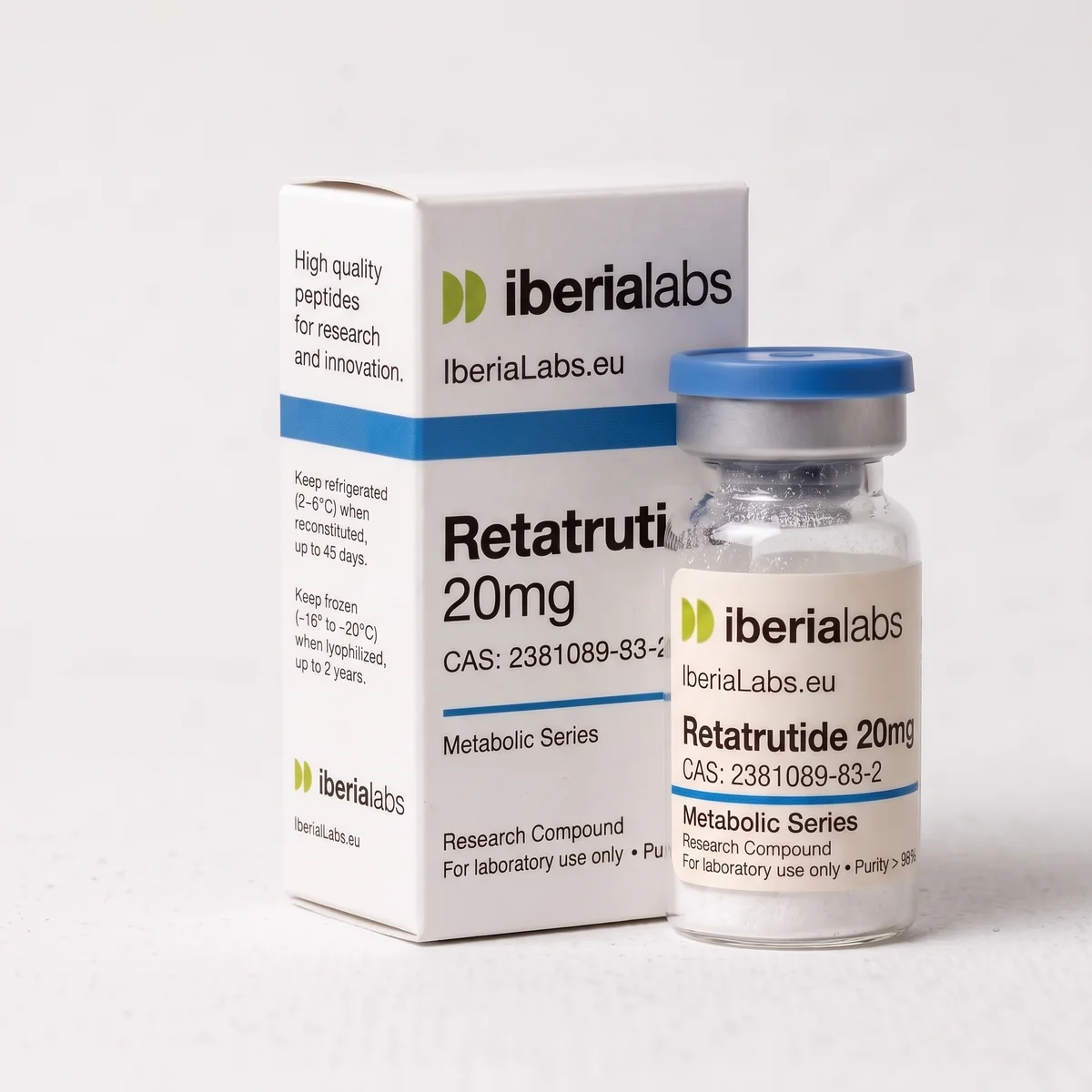 Retatrutide 20mg - Caja y Vial