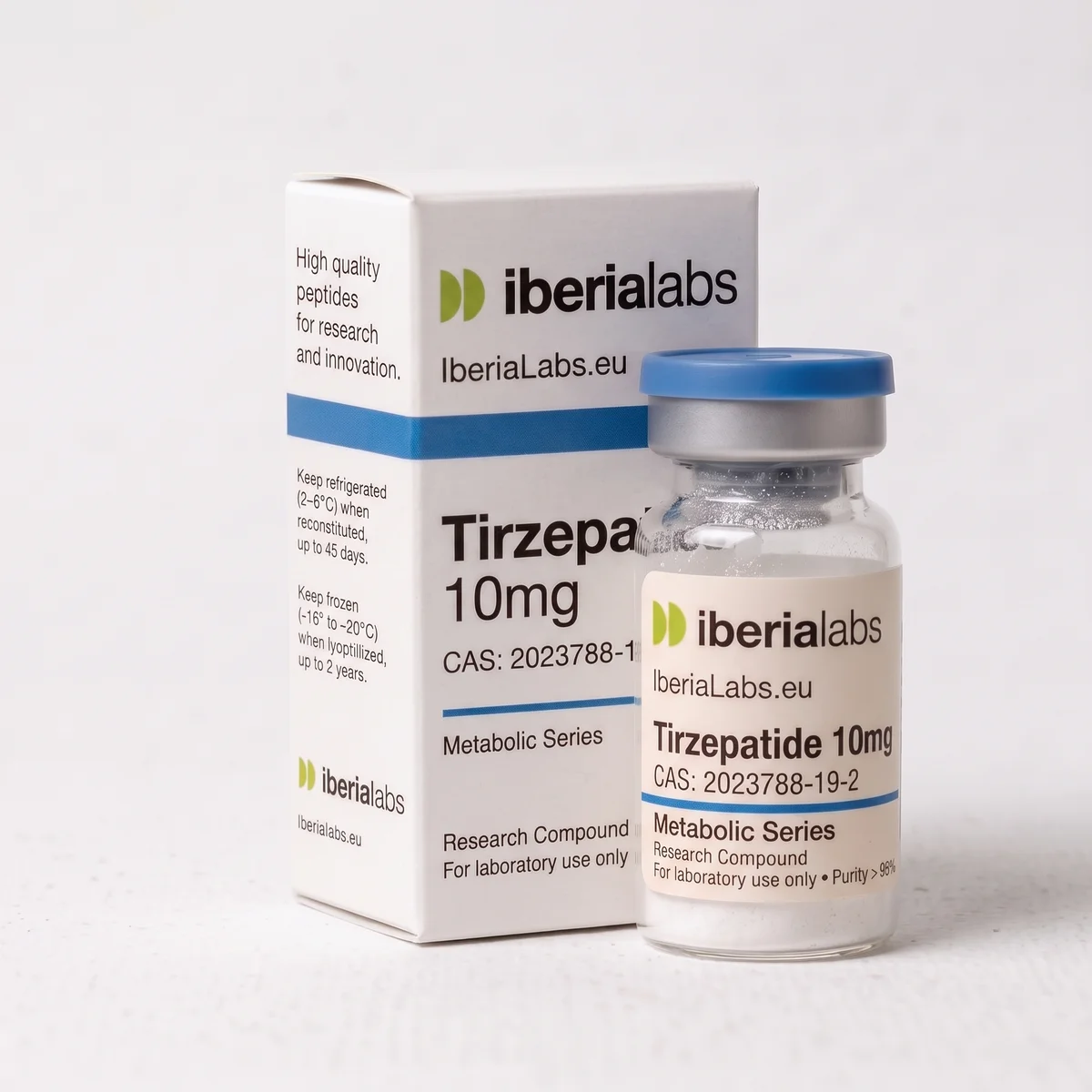 Tirzepatide 10mg - Caja y Vial